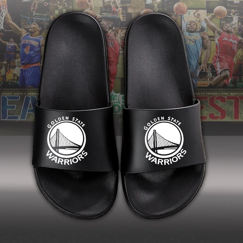 Мужские летние баскетбольные шлепанцы, мягкая подошва, Нескользящие, реактивные воины, звезды, пляжные сланцы