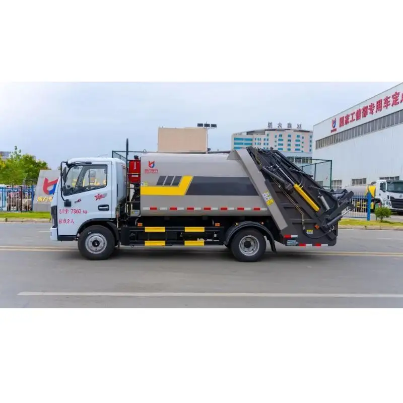 Dongfeng 6x2 4x2 Garbage Truck Compactor Euro 5 Waste Disposal Garbage ...