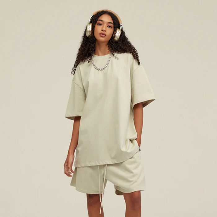 Wholesale Customization High Quality Plain Breathable Cotton Womens Clothing Set