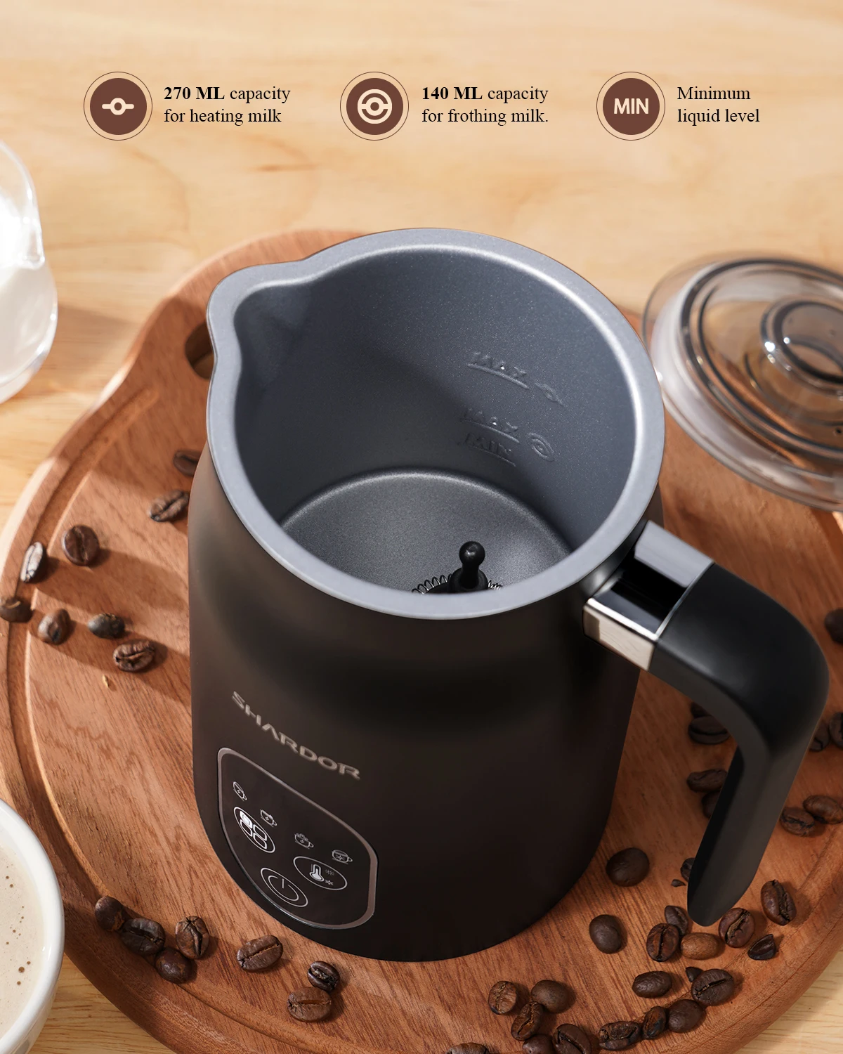 Автоматический отпариватель молока с новой плотностью пены Нагреватель устройство для приготовления горячей и холодной