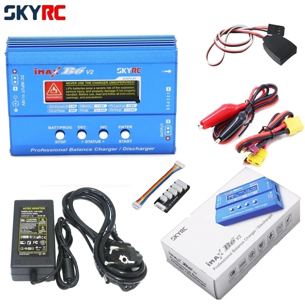 B6 V2 Balance Charger Discharger 6A 60W For TYI Mavic TB4X PB Li-ion Battery Charger supplier