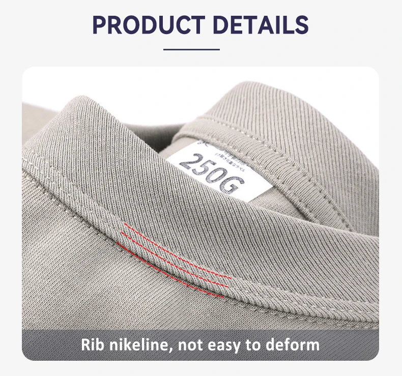 Heavyweight 250 Gsm T Shirts Oversized Tshirt Cotton 100 Drop Shoulder