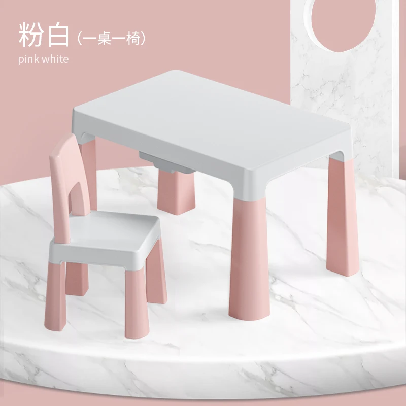 Professional Manufacture Cheap Child Study Chair Table Set Plastic Table and Chairs Sets