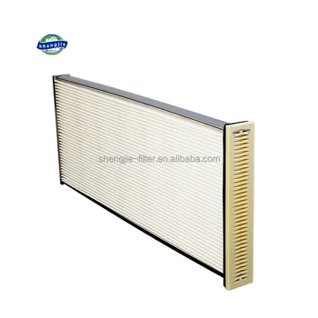 Manufacturer Polyester Pleated Compact Air Filter Cartridge Dust Plate Filter Panel Filter element