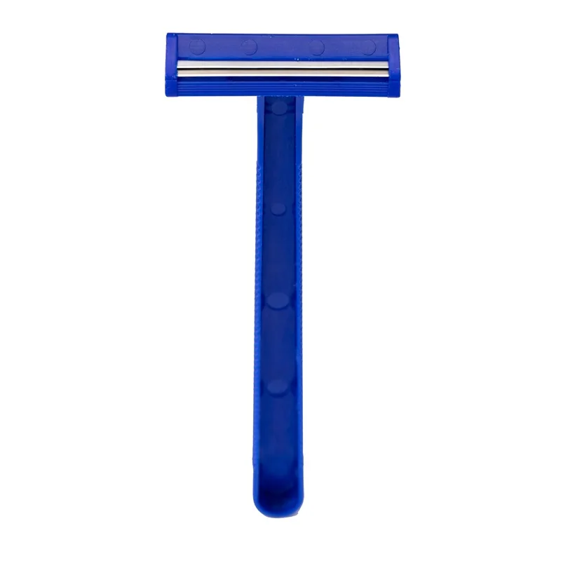 PearlMax OEM High Quality Cheapest Double Blade Disposable Razor Without Lubricating Strip for Men Barber Plastic Handle Razor