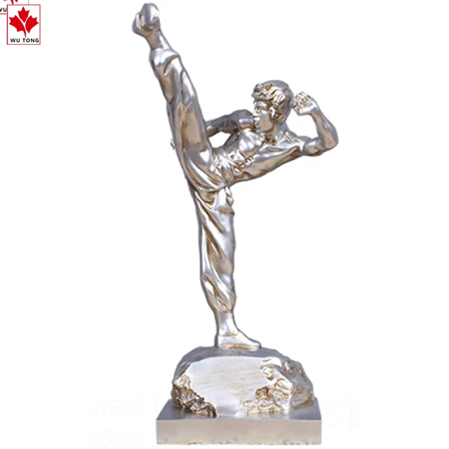 Custom Resin Kung Fu Star Bruce Lee Statue for Collection
