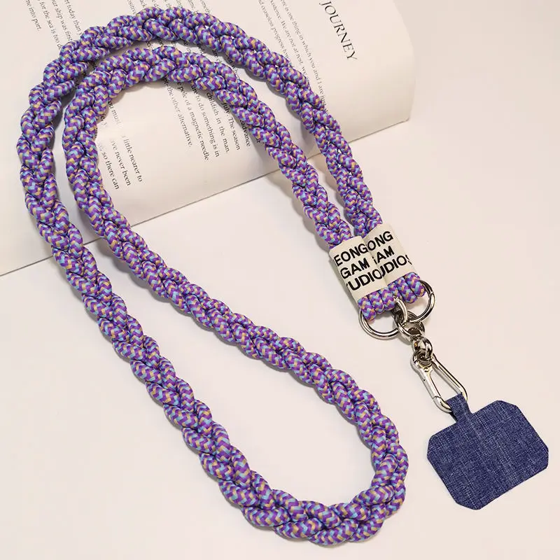 Factory OEM Anti Lost Polyester Lanyard Phone Case Strap with Crossbody Neck Function for iPhone 16 15 14 13 pro max manufacture