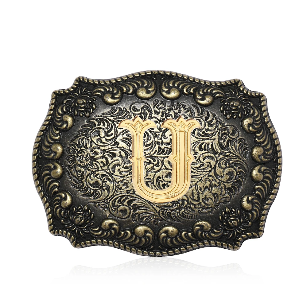 Wholesale USA Luxury Custom Logo Engraved Western Belt Buckles