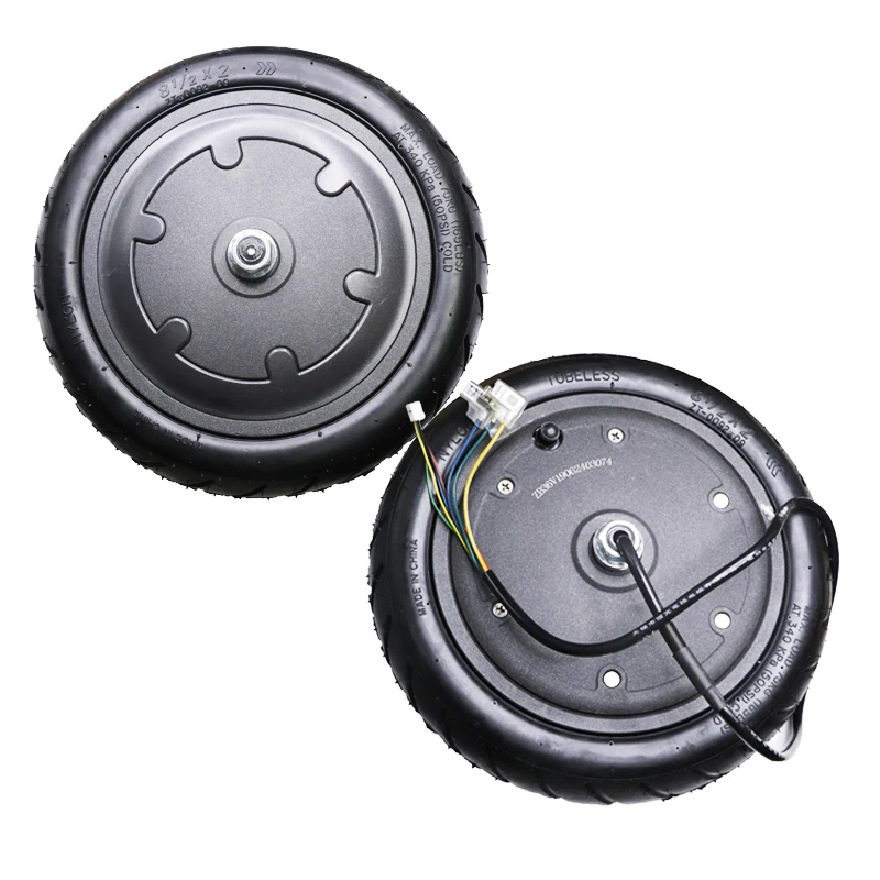 New Image Mija M365 Electric Scooter Spare Parts 350W Wheel Engine Motor 36V Voltage Wire Cable Front Wheel Hub Motor