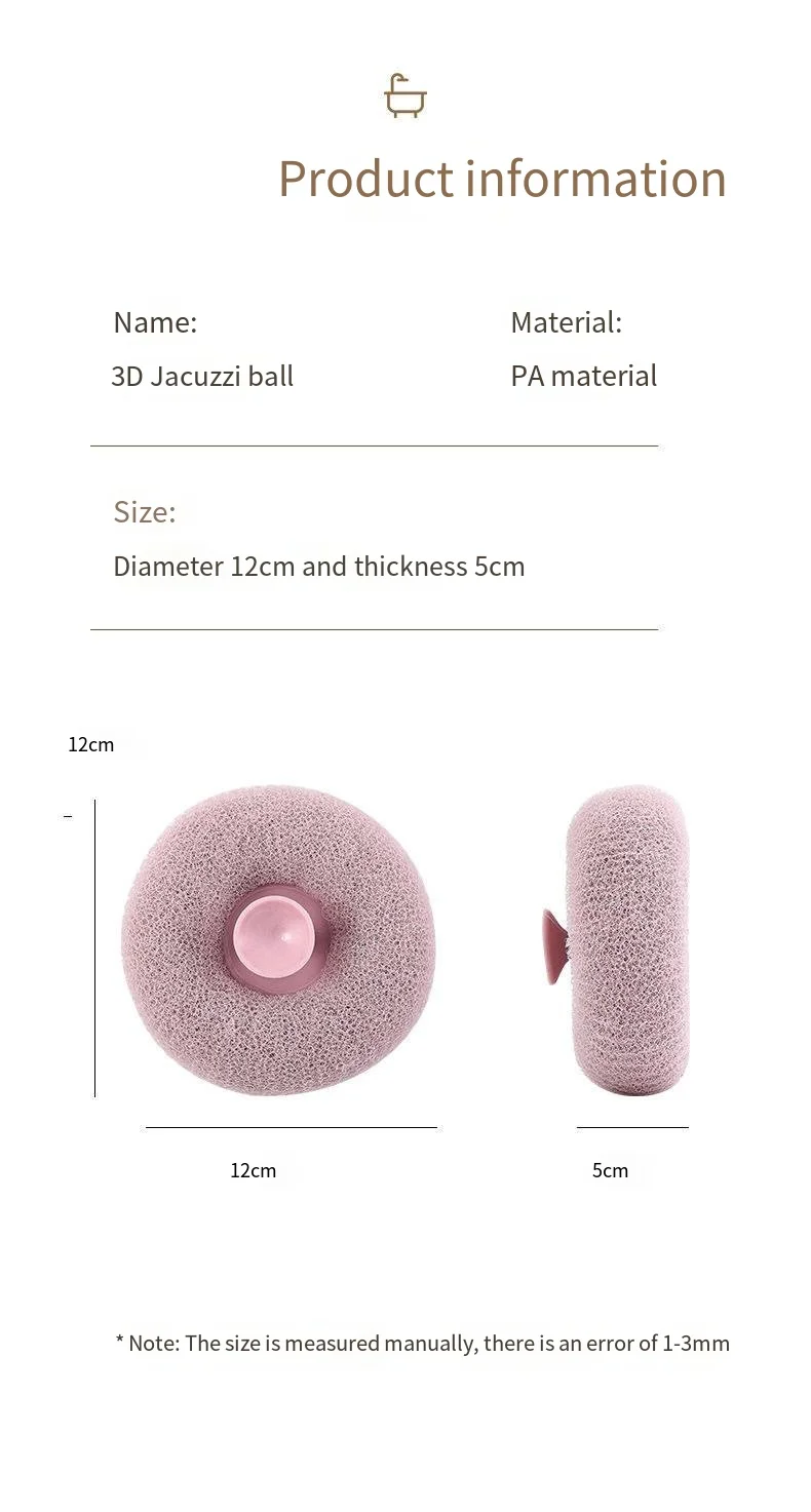 High-grade Japanese massage bath ball  magic exfoliating bath mud scrub scrub bath towel woman supplier