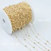 สร้อยคอลูกปัดรักษาสี KC gold 1 เมตร