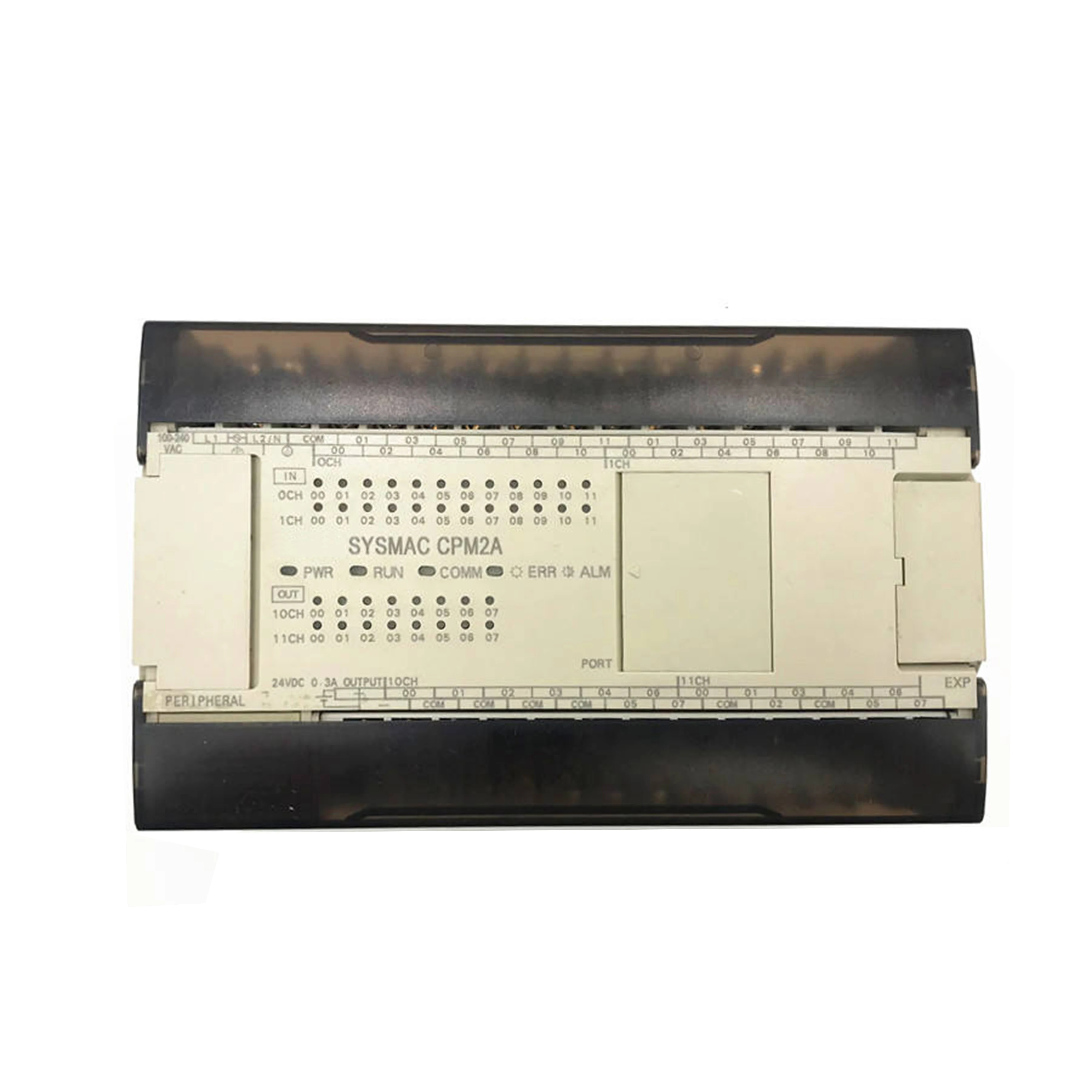 Új, eredeti Omron CPM2A-40CDR-A kompakt PLC integrált bemenet/kimenetekkel és relés kimenettel. Stabil működés és erős logikai vezérlés, ideális kis méretű gépek automatizálásához, sorozatműveletekhez és helyszíni ipari felügyelethez.