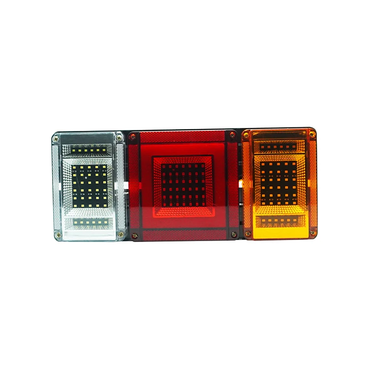 Led Truck Tail Light Rear Lamps Led Lights Stoplight Trailler Lamps Amber  3