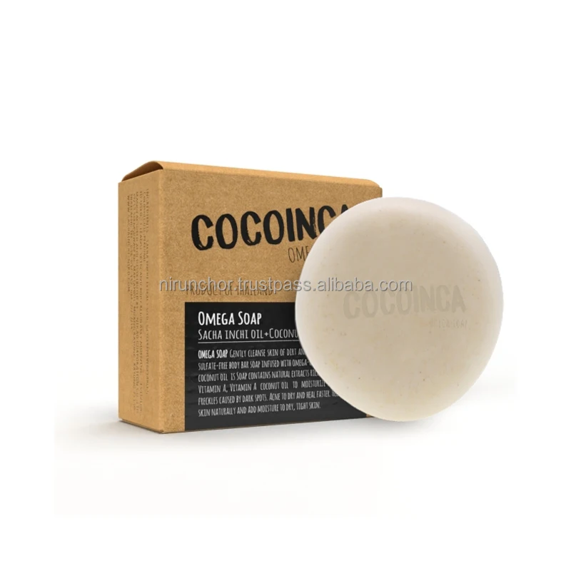 Cocoinca Soap Naturals Omega Soap COCOINCA Brand With Sacha Inchi Oil Vitamin A E And Coconut Oil Help Nourish Your Skin