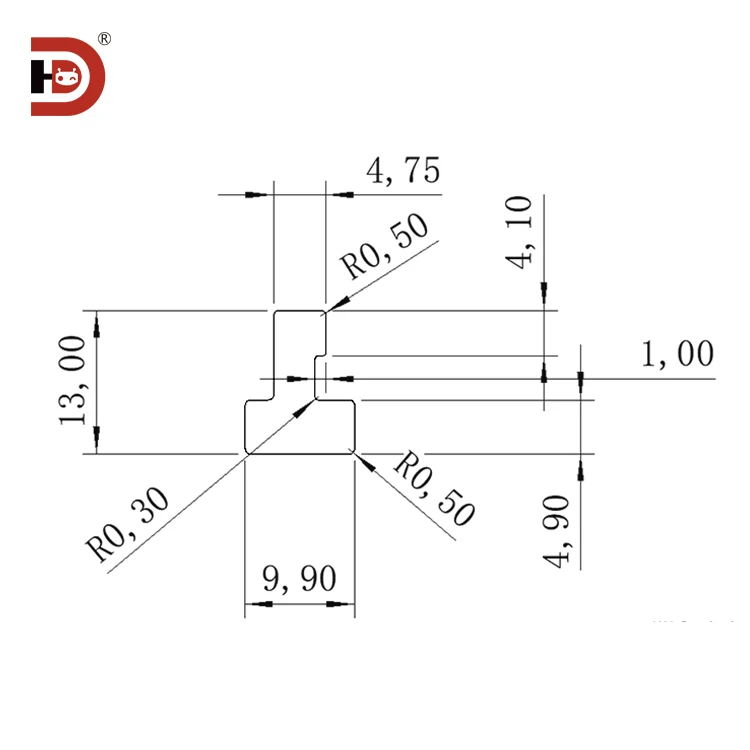 product 100118 aluminum profile 3x speed 381 pitch speed chain aluminum bs30 c212a carbon steel chain aluminum profile-5
