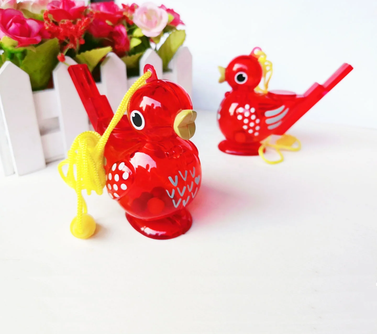 Высококачественный и прозрачный пластиковый звуковой свисток в виде животного детские подарки музыкальный водяной