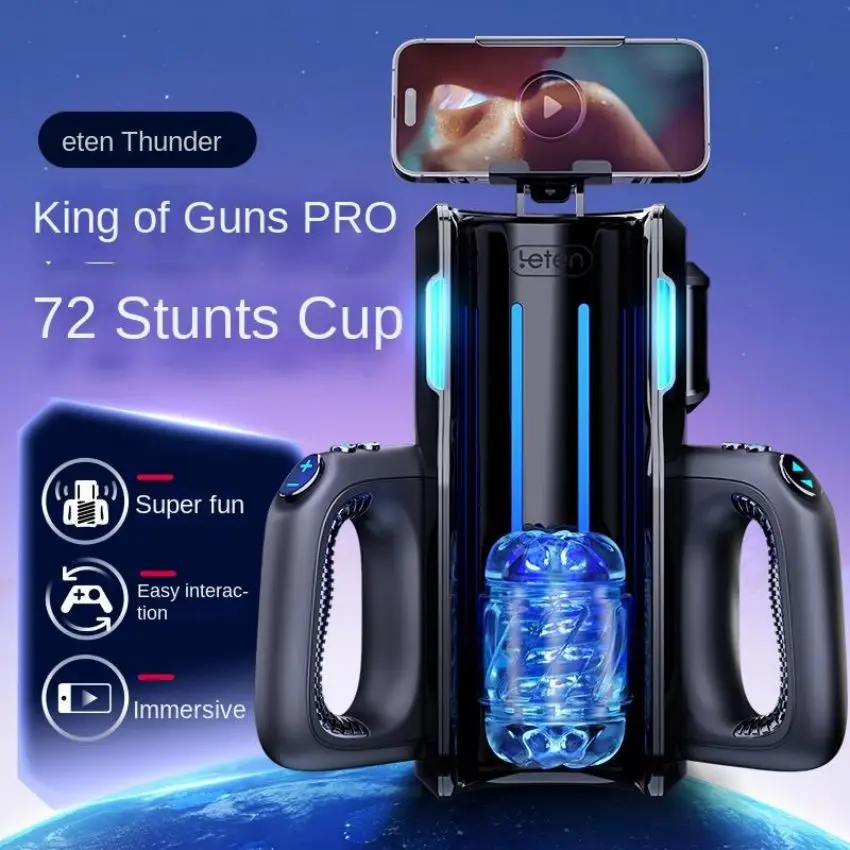 12cm Thrusting High-Speed Automatic Telescopic Vagina Male Masturbators Sex  Machine for Men High-Powered Sex Toys for Male