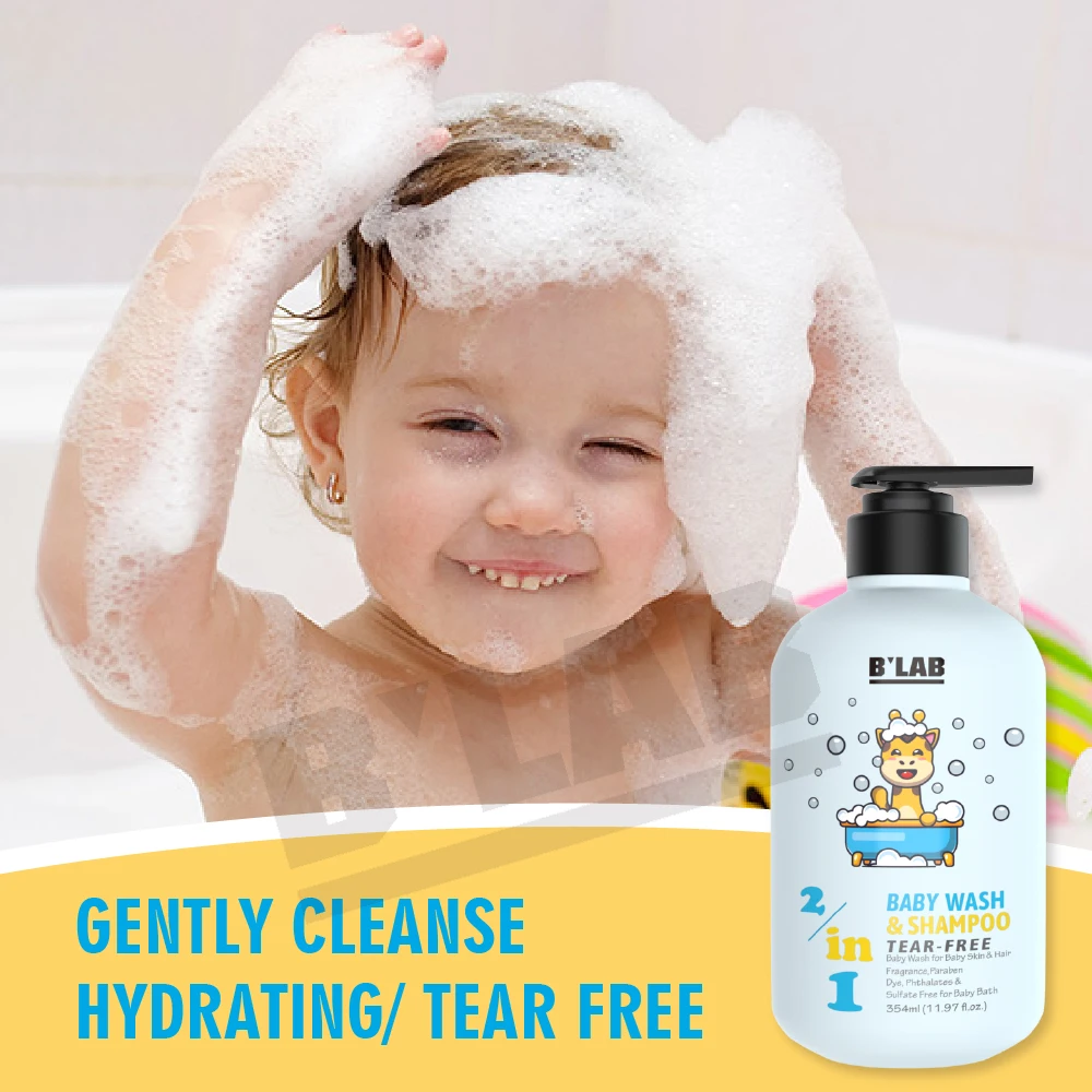 Private Label Baby's Bath Supplies For Moisture Hypoallergenic And Tear