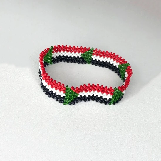 Morocco Flag Charm Bead For Bracelets - Silver Charms For Women, Girls - Gift Ready With Box & Polishing Cloth-465382