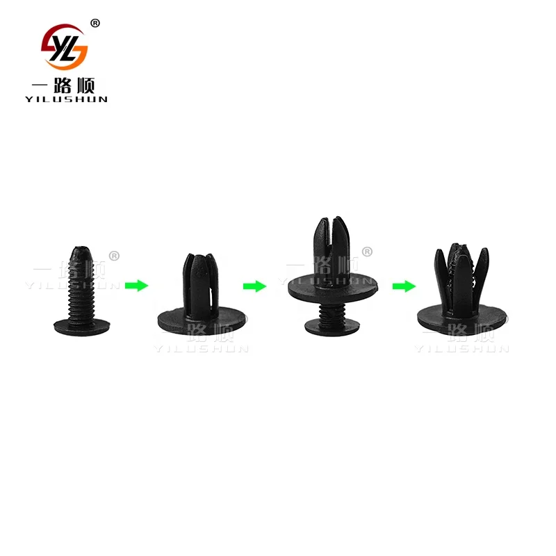 10 Clip Per Carrozzeria RC Partcore - 17,5 Mm, Nere, Per Modelli Scala 1:10, 1:16, 1:18 - 4