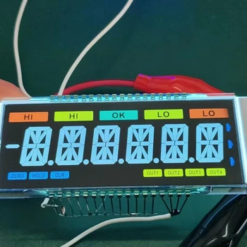 Custom 7 Segment LCD Display and Custom LCD Display for Electronic Meters Household Appliances Medical Devices With