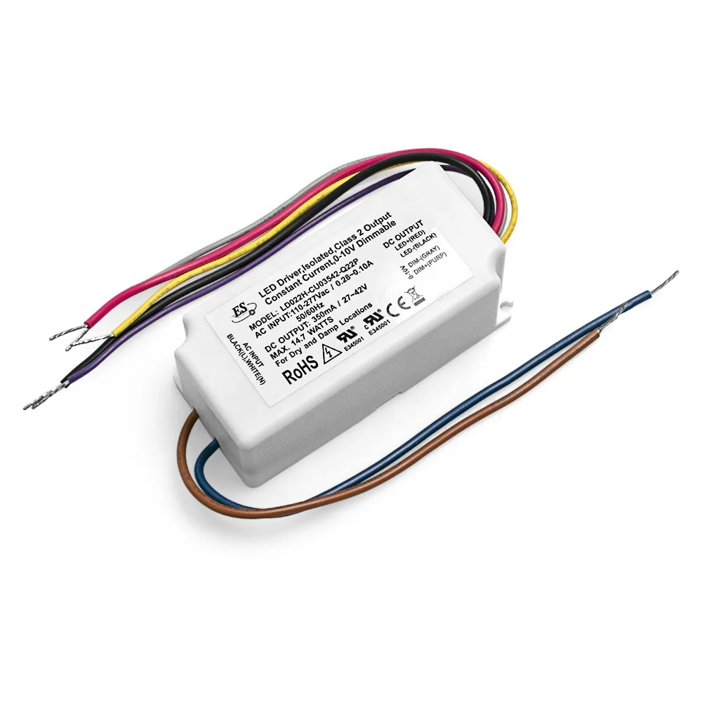 ES CE 22W 24Vdc 0.9A  AC-DC Constant Voltage LED power supply 1-10v dimmable driver
