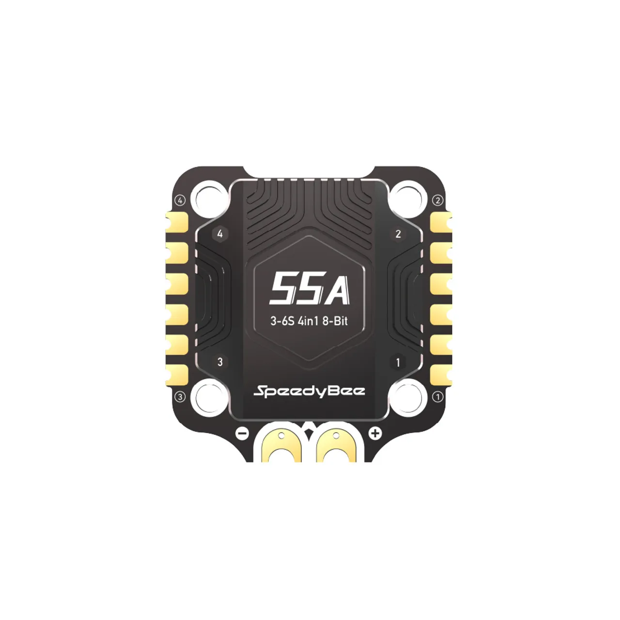 SpeedyBee F405 V4 55A 30x30 Stack - Flight Controller & ESC For 3-6S FPV Drones (ICM42688P Gyro, BLHeli_S)