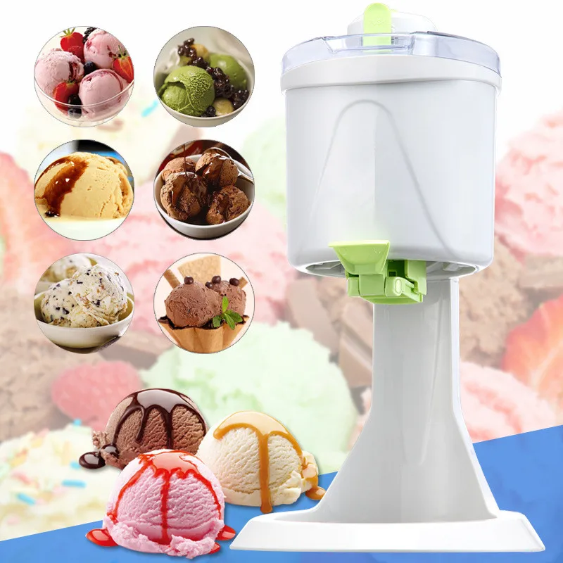 220V/20W Ice Cream Machine Fully Automatic 1L High-capacity Mini