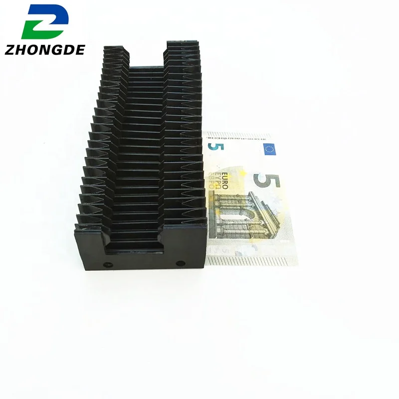 CNC Machine Pvc Fabric Accordion Bellow Cover Linear Guides Bellows