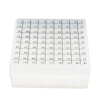 81 Wells Plastic Cryogenic Boxes Storage Polycarbonate Cryogenic Tube ...