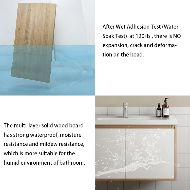 Luxury Modern Matte Black Floating Bathroom Vanity Mirror Wall