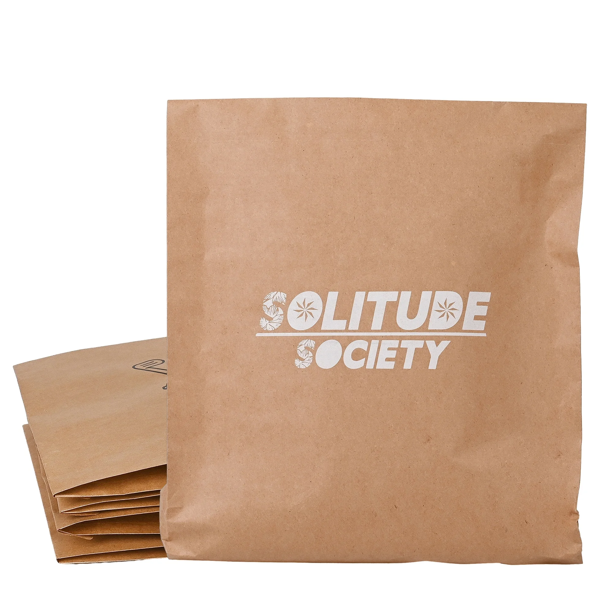 Custom Tear Proof Apparel Packaging Logo Printed Kraft Paper Poly Bags mailer mailers mailing bag for Shipping Clothing Clothes