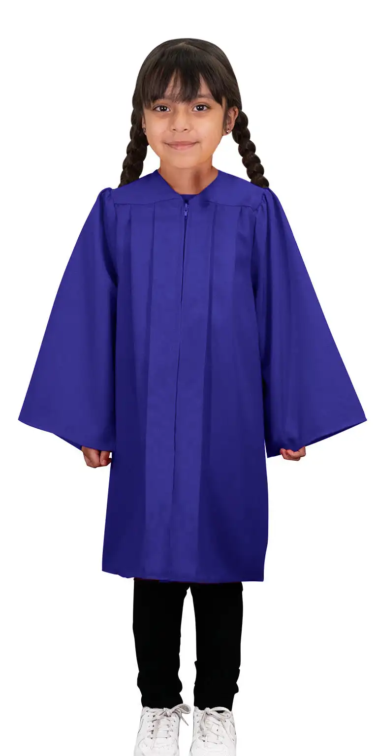 Wholesale Matte Purple Kindergarten Graduation Gowns & Caps Wholesale Matte Purple Kindergarten Graduation Gowns & Caps