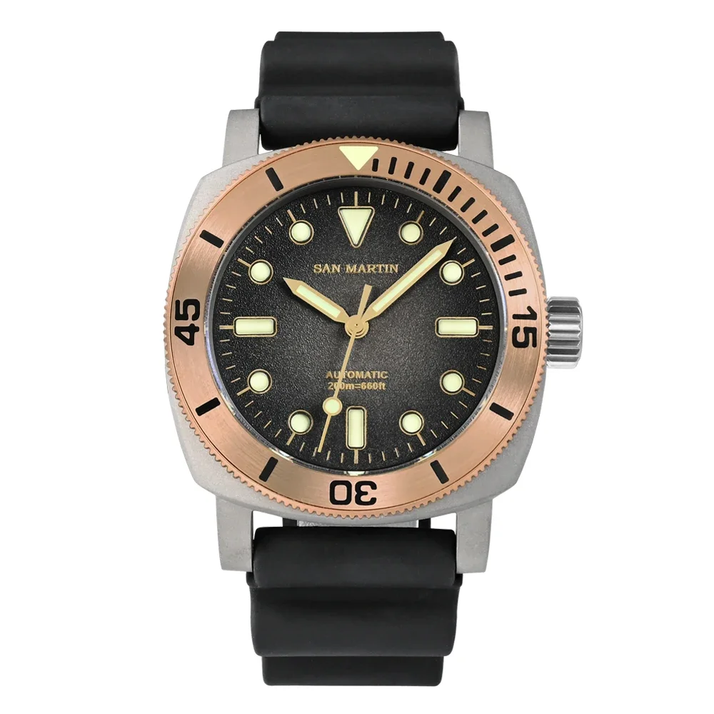 San Martin 42mm Retro Titanium Diver Watch - NH35 Automatic