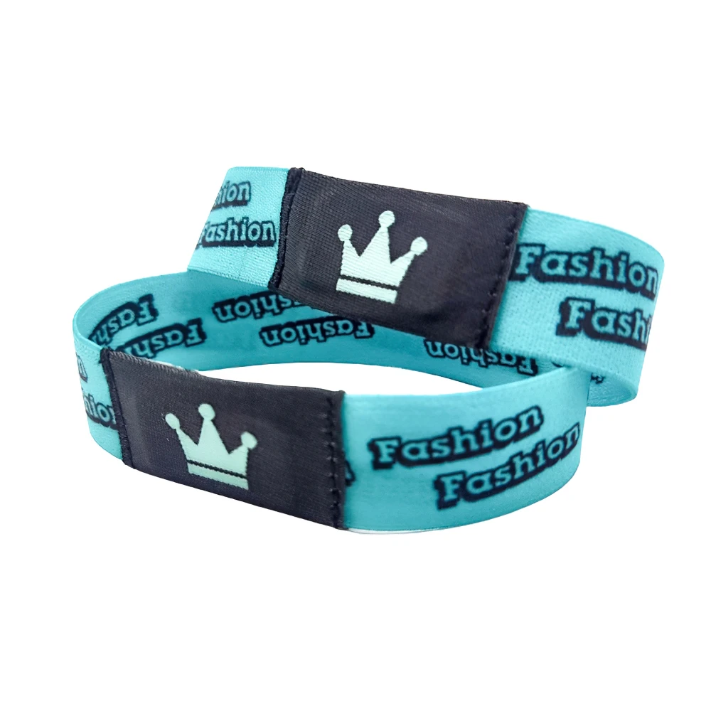 product cheap factory wholesale wristband nfc woven bracelet rfid wristband nfc tag 1356mhz fabric wristbands-4