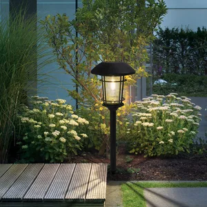 Vertak Aluminum Alloy 2800-3200K 8-12h Lighting Time Lamp Solar Led Lawn Light Outdoor IP54 Solar Garden Lighting