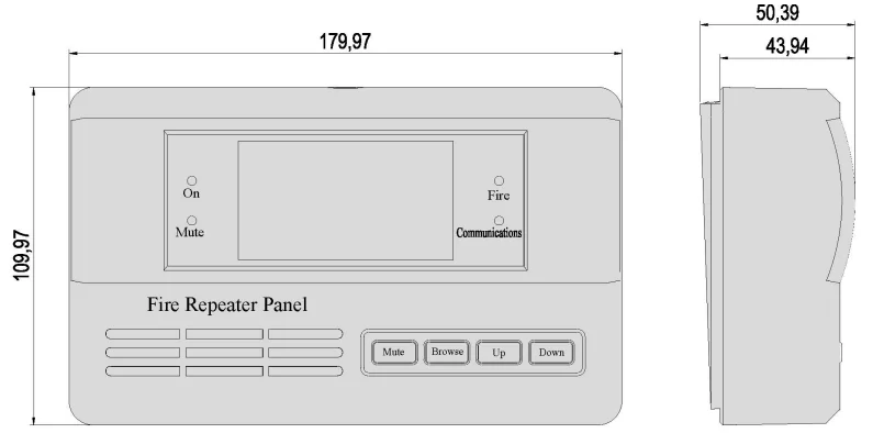 Addressable Fire Alarm Annunciator Panel - Tna TX7330