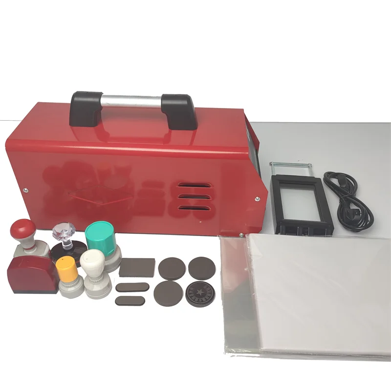 Hot Selling Flash Stamps Machine Fully Automatic Red Rubber Digital Photosensitive Seal Flash Stamp Making Machine