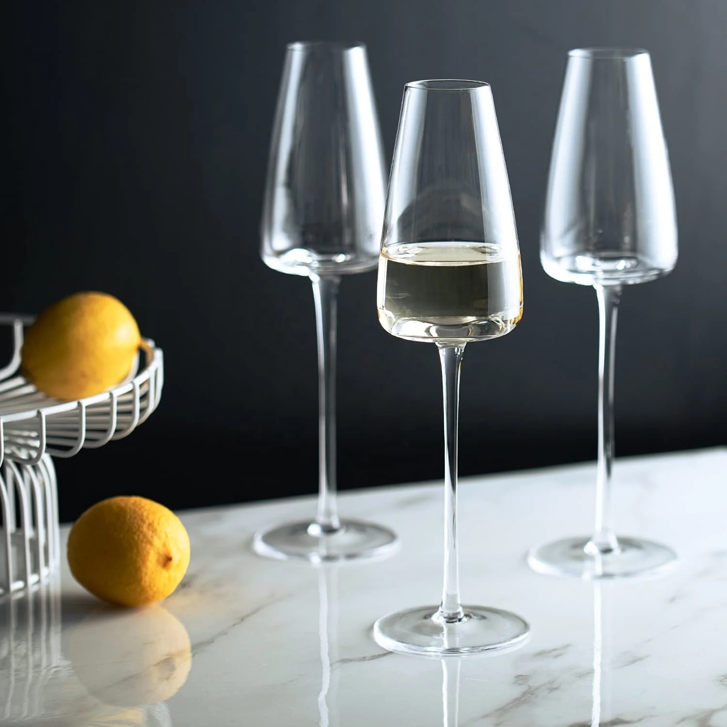 ウェーブフルートシャンパングラス エノテカ シャンパングラス(フルート) 214cc (ZW1295-122194)