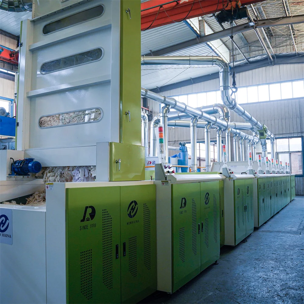 Машина для переработки подержанного текстиля от компании Newhaina конкурентоспособная цена прямое производство новое моторное восстановление хлопчатобумажной пряжи