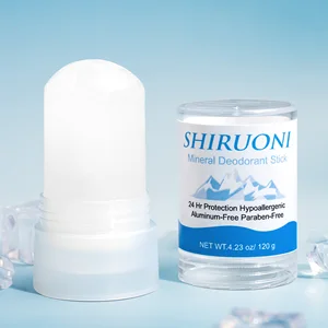 Custom 24-Hour Protection Alum Crystal Stone Deodorant Sticks Vegan Refreshing Body Stick Antiperspirant Odor Removal