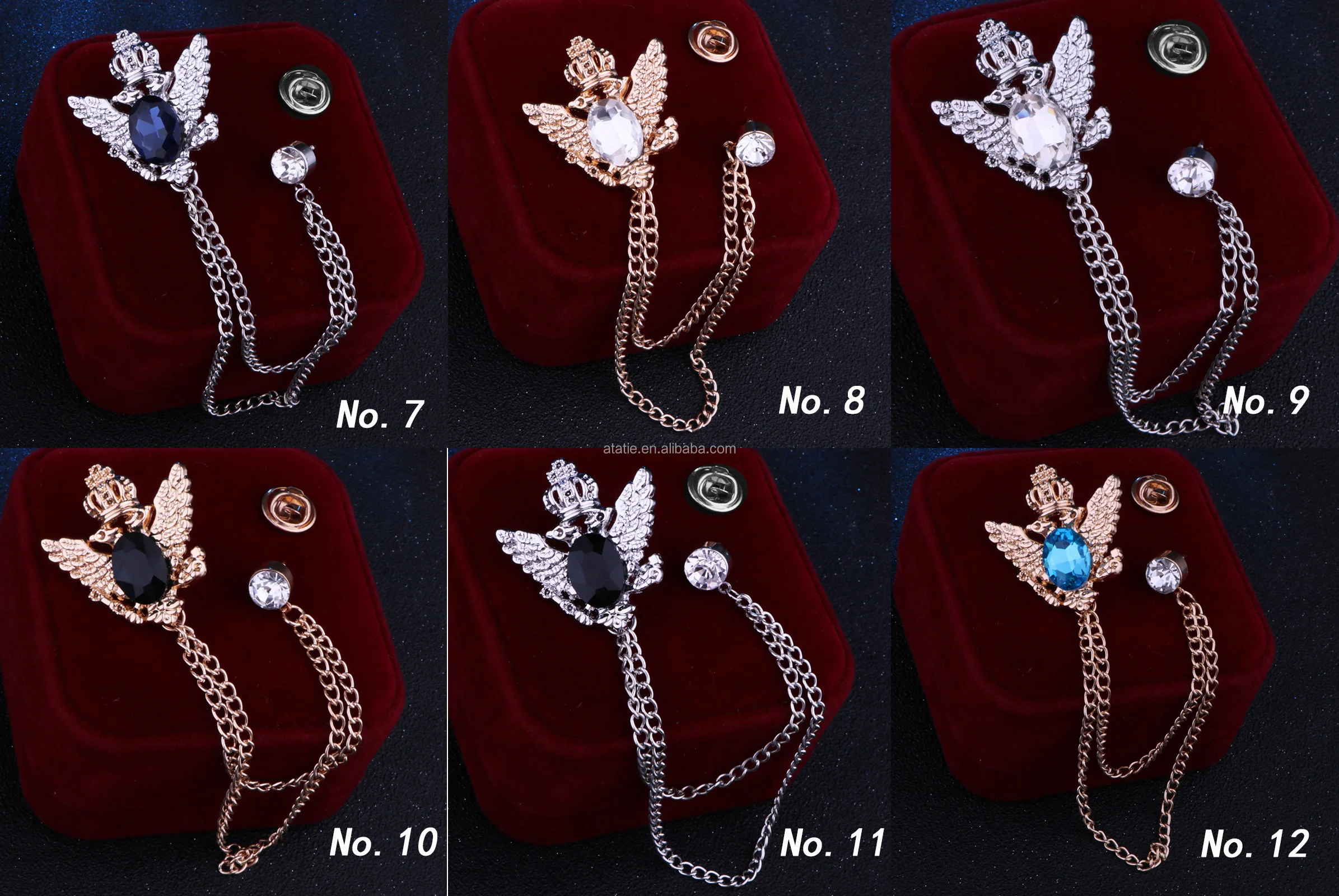 Pins, Brooches Bridegroom Rhinestone Chain Lapel Pin Badge Crystal Tassel  Brooch Suit Jewelry Luxury Men Accessories From Bocche, $6.44