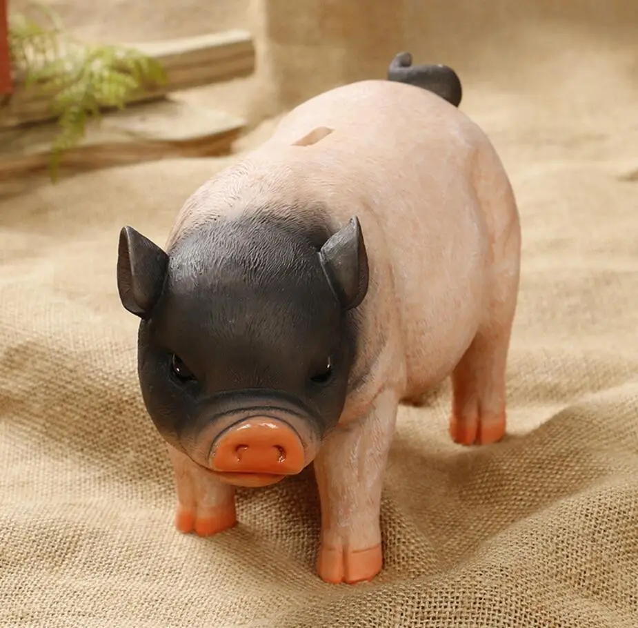 
 Супер реалистичные копилки в форме свиньи  