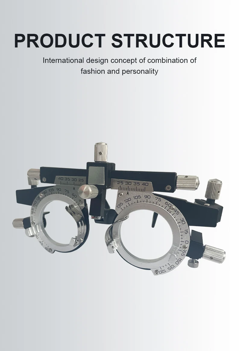 Rightway Brand  Optometry Eye Testing Trial Lens Frames PD Trial Frame