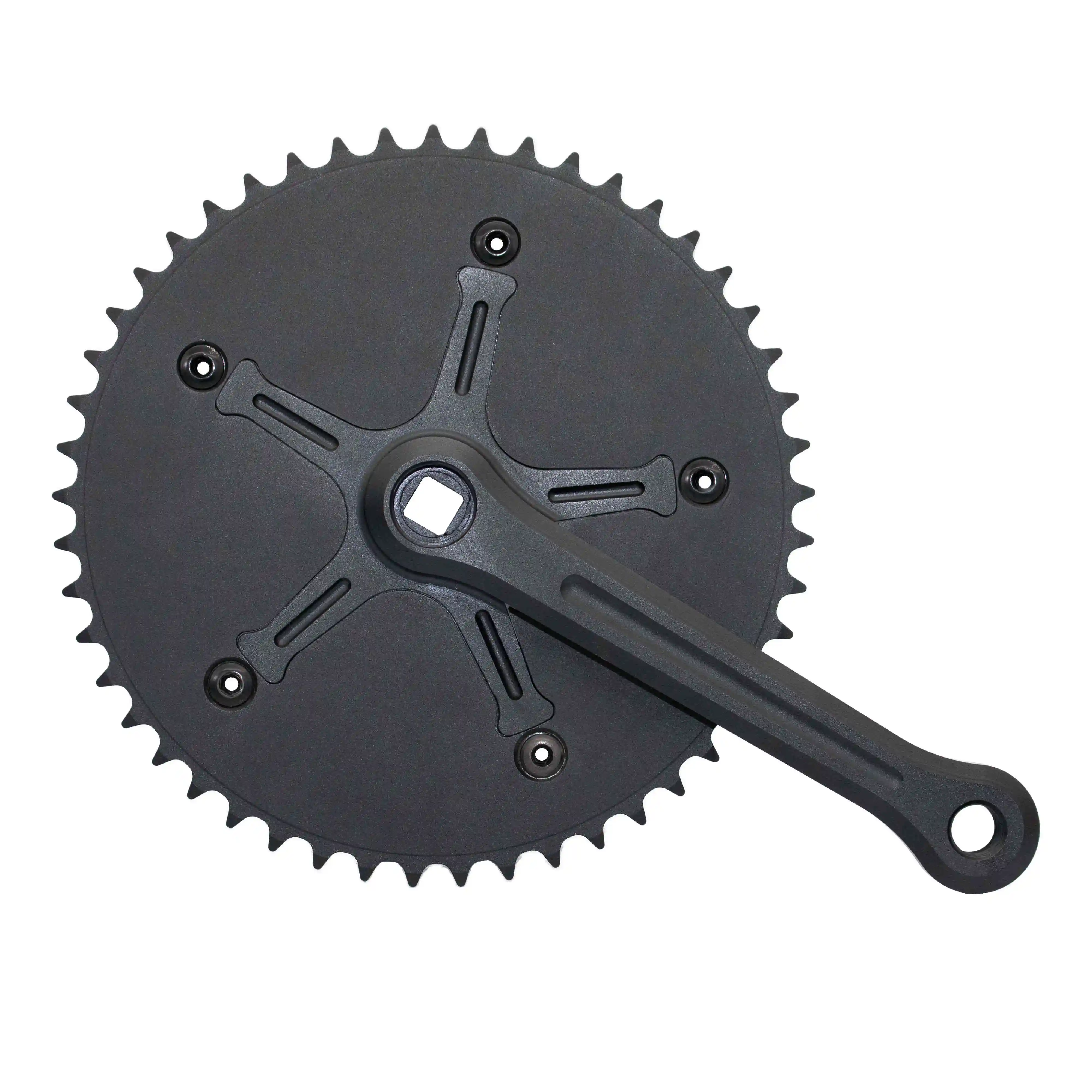 JIANKUN Alloy Folding Bike Crankset with CNC Chain Ring & Crank Arm