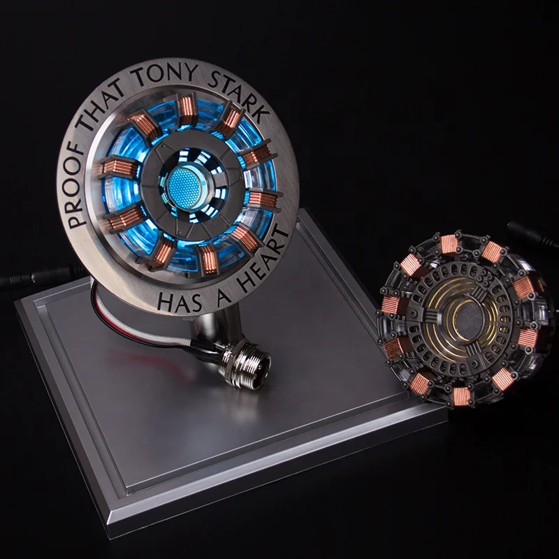 LEDライト付き1:1スケールマーベルプロップアイアンマンMK2アーク