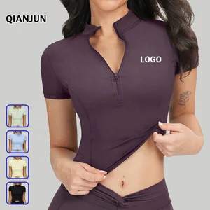 Plus Size Women's Breathable Lightweight Gym Fitness Yoga Jacket Quick Dry Sunscreen Tight Running Coat