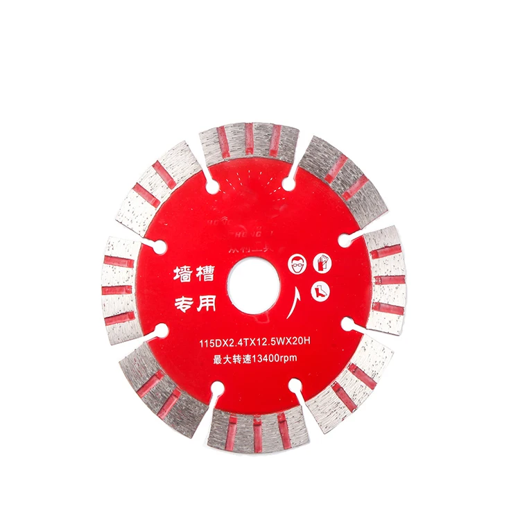 Crown Dry Ripple Cutting Quarry Diamond Saw Blade for Granite Marble Stone Fast Cut 5 Inch Durable 125mm