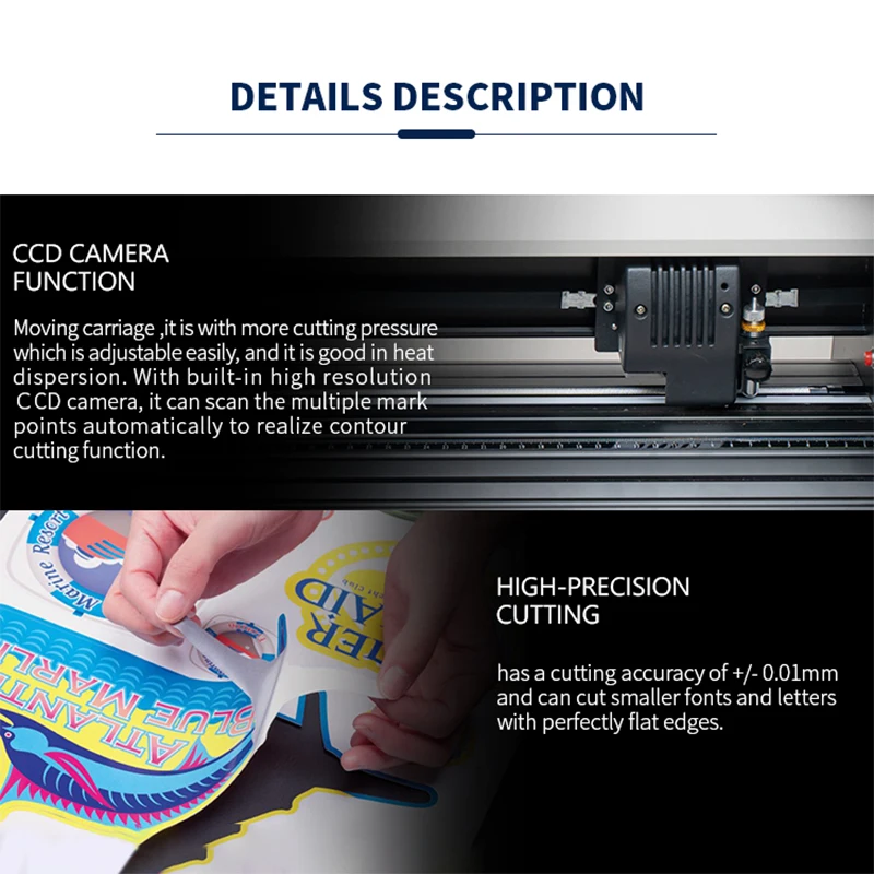 24\" Mini Vinyl Cutter Low Price Graph Plotter Machine for Car Sticker Signmaster Sticker Cutter Plotter