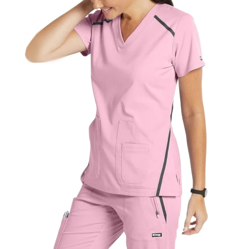 Fashionable Plus Size Scrubs Nursing Scrubs Sets Customized Uniformes